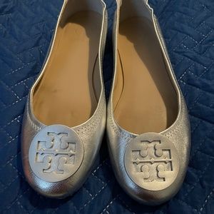 Tory Burch Silver shoes size 7.5